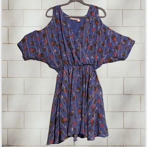 Chelsea & Violet dress/ cold shoulder Floral dress